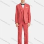 Wholesale Men's Formal Lapel One Button Blazer & Waistcoat & Suit Pants 3-Piece Set 935-56# preview