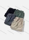 Wholesale Men's Casual Plain Straight Leg Drawstring Shorts - Liuhuamall