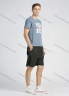 Wholesale Men's Cotton Round Neck Short Sleeve Slogan Graphic T-Shirt - Liuhuamall