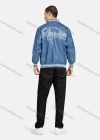 Wholesale Men's PU Leather Baseball Jacket - Liuhuamall