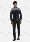Wholesale Men's Casual Long Sleeve Floral Print Button Down Shirt - Liuhuamall