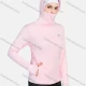 Wholesale Women's Sporty Hooded Dual Pockets Windproof Slim Fit Long Sleeve Jackets 1389-Pink# Pink Clothing Wholesale Market Liuhua