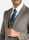 Wholesale Men's Button Blazer&Vest&Suit Pants 3-Piece Plaid Slim Fit Suit Sets - Liuhuamall