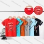 Wholesale Boy's Casual Letter Print Round Neck Short Sleeve Modal Cotton Tee preview