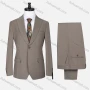 Wholesale Men's Business Lapel Single Breasted Plain Pockets Blazer Jacket & Pants 2 Piece Set X7632-9# preview