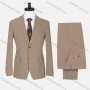Wholesale Men's Formal Lapel Button Plain Flap Pockets Blazer Jacket & Pants 2 Piece Set X7812# preview
