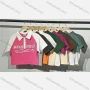Wholesale Women's Casual Letter Collared Raglan Sleeve Button Front Crop Top preview