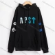 Wholesale Men's 100%Cotton Casual Letter Print Drawstring Kangaroo Pocket Long Sleeve Pullover Hoodie Black Guangzhou Clothing Wholesale Market & Suppliers -LIUHUAMALL