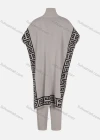 Wholesale Women's Casual Batwing Sleeve High Low Hem Capes With Straight Leg Trousers Set - Liuhuamall