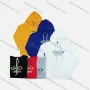 Wholesale Men's Casual Long Sleeve Graphic Drawstring Pullover Hoodie WIth Kangaroo Pocket 35# preview