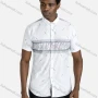 Wholesale Men's Abstract Print Button Down Short Sleeve Casual Shirt preview