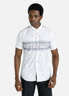 Wholesale Men's Abstract Print Button Down Short Sleeve Casual Shirt - Liuhuamall