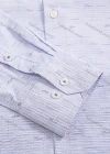 Wholesale Men's Formal Collared Long Sleeve Button Down Allover Print Dress Shirts - Liuhuamall