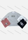 Wholesale Men's 100%Cotton Casual Letter Print Round Neck Long Sleeve T-Shirt - Liuhuamall