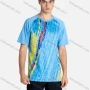 Wholesale Men's Sporty Crew Neck Breathable Allover Print Quick Drying T-shirts preview