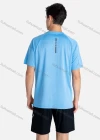 Wholesale Men's Sporty Crew Neck Breathable Allover Print Quick Drying T-shirts - Liuhuamall
