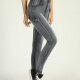 Women's High Waist Stretch Washed Skinny Jeans Gray Clothing Wholesale Market -LIUHUA