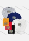 Wholesale Men's Casual Graphic Round Neck Pullover Long Sleeve T-shirt 39# - Liuhuamall