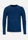 Wholesale Men's Casual Slim Fit Crew Neck Long Sleeve Plain Knit Sweater 8302# - Liuhuamall
