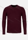 Wholesale Men's Casual Slim Fit Crew Neck Long Sleeve Plain Knit Sweater 8302# - Liuhuamall