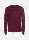 Wholesale Men's Casual Slim Fit Crew Neck Long Sleeve Argyle Knit Sweater 8303# - Liuhuamall