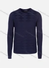 Wholesale Men's Casual Slim Fit Crew Neck Long Sleeve Argyle Knit Sweater 8303# - Liuhuamall