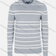 Wholesale Men's Casual Slim Fit Crew Neck Long Sleeve Striped Knit Sweater 8310# Gray Guangzhou Clothing Wholesale Market & Suppliers -LIUHUAMALL