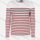 Wholesale Men's Casual Slim Fit Crew Neck Long Sleeve Striped Knit Sweater 8312# Red Clothing Wholesale Market Liuhua