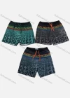 Wholesale Men's Casual Striped Gradient Letter Print Drawstring Shorts 531# - Liuhuamall