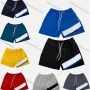 Wholesale Men's Plain Drawstring Casual Basics Shorts 837# preview