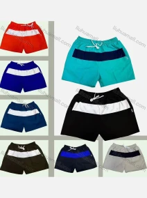 Wholesale Men's Splicing Color Drawstring Casual Shorts 847#, LIUHUA CLOTHING WHOLESALE