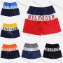 Wholesale Men's Colorblock Letters Drawstring Casual Shorts 42335455# preview
