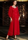 Wholesale Women's Muslim Islamic Plain Sweetheart Neck 3/4 Sleeve Rhinestone Maxi Dress BA3054# - Liuhuamall