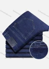 Wholesale Men's Casual Plain Patch Pockets Button Closure Ripped Jeans - Liuhuamall