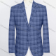 Wholesale Men's Formal Lapel Long Sleeve Two Buttons Patch Pocket Plaid Blazer Jackets 12# Guangzhou Clothing Wholesale Market & Suppliers -LIUHUAMALL