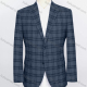 Wholesale Men's Formal Lapel Long Sleeve Two Buttons Patch Pocket Plaid Blazer Jackets 13# Guangzhou Clothing Wholesale Market & Suppliers -LIUHUAMALL