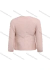 Wholesale Girls Long Sleeve Round Neck Plain Button Down Cable Knit Sweater Cardigan - Liuhuamall