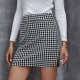 Wholesale Women's Casual Houndstooth High Waist Short Skirts Houndstooth Guangzhou Clothing Wholesale Market & Suppliers -LIUHUAMALL