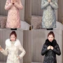 Wholesale Women's Casual Zipper Faux Fur Hood Quilted Puffer Coat preview