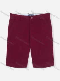 Wholesale Men's Casual Slim Fit Flat Front Plain Shorts, LIUHUA CLOTHING WHOLESALE