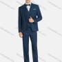 Wholesale Men's Formal Lapel One Button Blazer & Waistcoat & Suit Pants 3-Piece Set 31943-2# preview