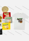 Wholesale Boy's Casual Pattern & Letter Print Round Neck Short Sleeve Tee - Liuhuamall