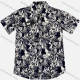 Wholesale Men's Casual Allover Print Short Sleeve Shirt Black 2 Clothing Wholesale Market Liuhua