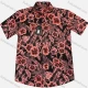 Wholesale Men's Casual Allover Print Short Sleeve Shirt Red Clothing Wholesale Market Liuhua