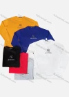 Wholesale Men's Plus Size Casual Graphic Round Neck Pullover Long Sleeve T-shirt 45# - Liuhuamall