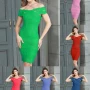 Wholesale Women's Off Shoulder Cut Out Bodycon Short Cocktail Bandage Dress preview