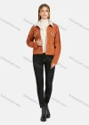 Wholesale Women's Long Sleeve Thermal Lined Buttons Fake Pockets Corduroy Jacket - Liuhuamall