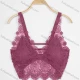 Wholesale Women's Sexy Crochet Back Elastic Band Guipure Lace Camisoles With Built-in Bra H617# Clothing Wholesale Market Liuhua