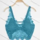 Wholesale Women's Sexy Crochet Back Elastic Band Guipure Lace Camisoles With Built-in Bra H632# Clothing Wholesale Market Liuhua