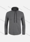 Wholesale Men's Athletic Workout Plain Long Sleeve Hoodie MT0357# - Liuhuamall